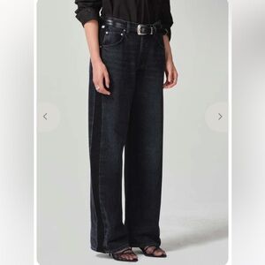 Citizens Of Humanity Ayla baggy jeans in voila tuxedo. Size 25. NWT.